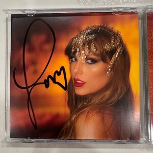 Taylor Swift The Life Of A Showgirl Hand Signed CD #1